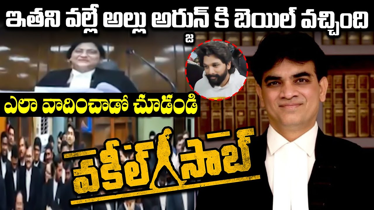 Allu Arjun Lawyer Niranjan Reddy Argument Video Infront Of High Court Judge | Allu Arjun | TFPC