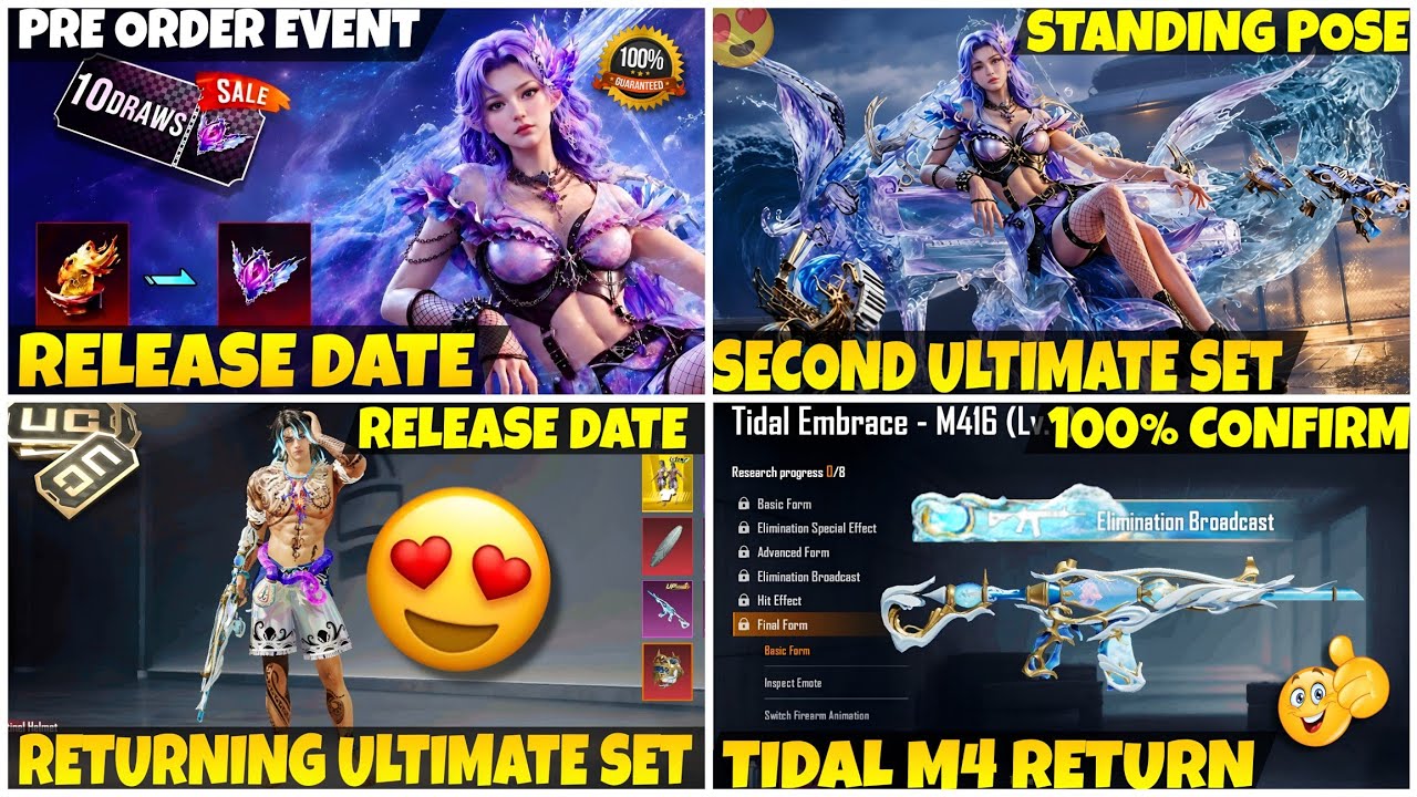 Second Ultimate Set 3D Leaks And Release Date 🔥 M762 Upgrade Skin 😱 100% Returning Ultimate Set 😉