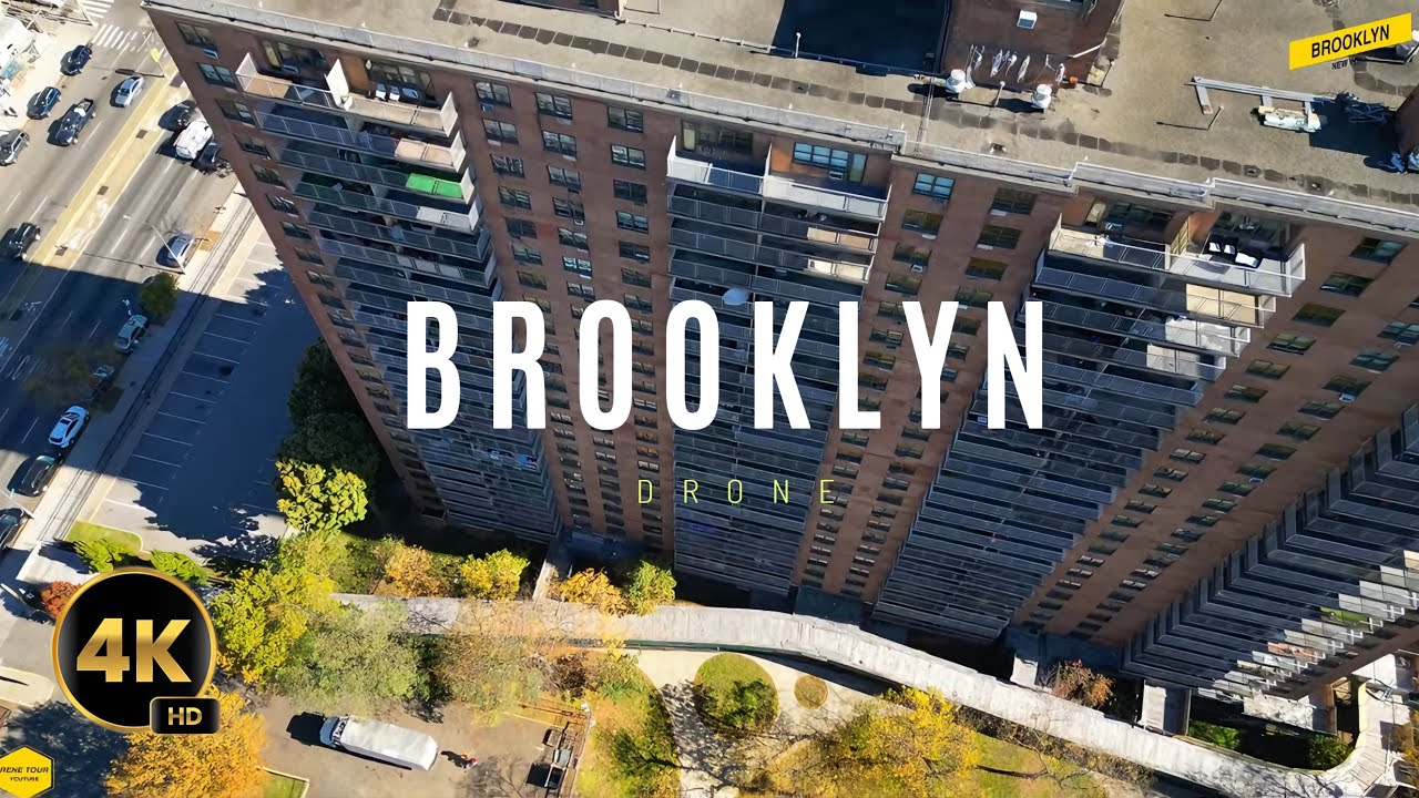 🛸 Brooklyn Scenes | NYC Exploring 4K Drone Aerial View 🌆