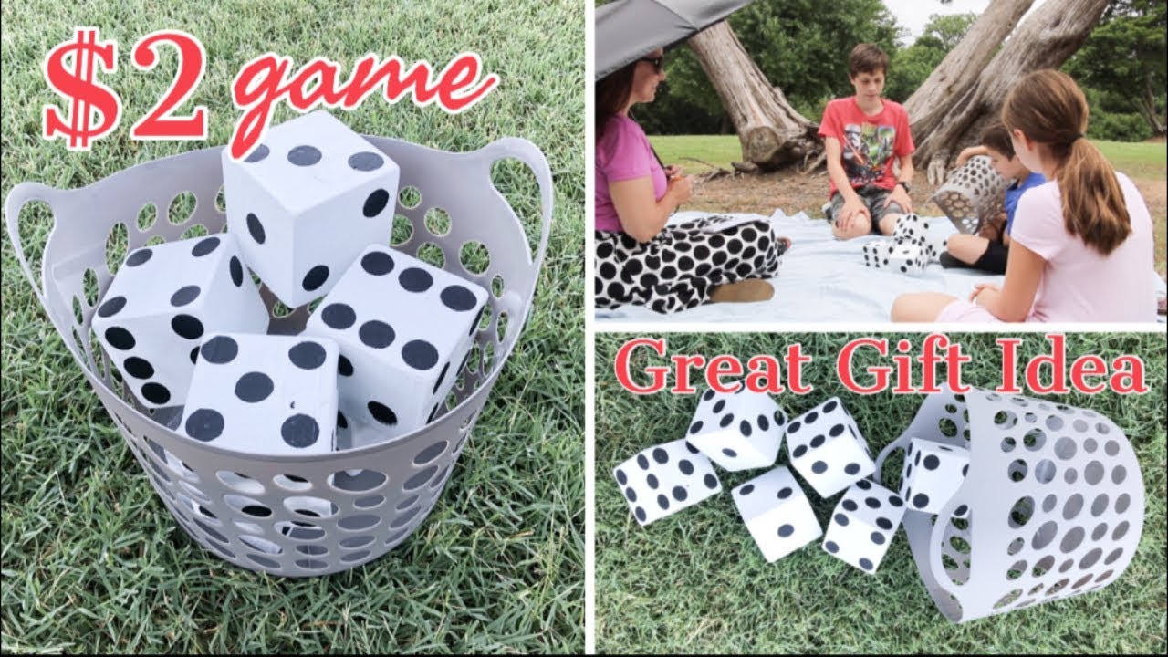 YARD YAHTZEE | DIY YARD GAMES | DIY GIFT IDEAS