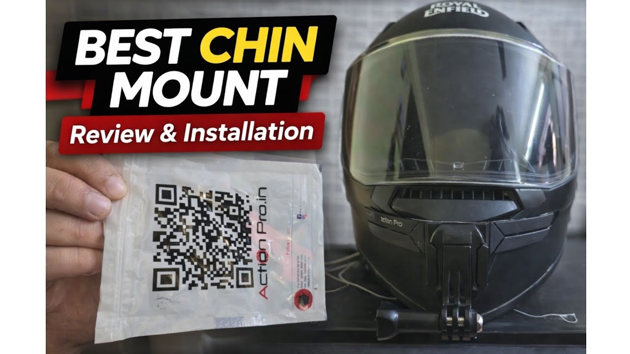 Action Pro Chin Mount Review & Installation 🔥 Best Helmet Mount for Motovlogging? 