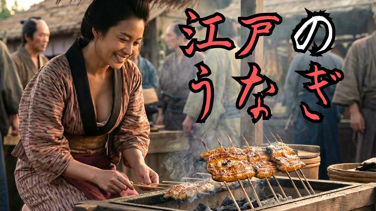 【飯テロ】なぜ江戸の人は“夜のために”うなぎを食べたのか？その真相をAIで完全公開。