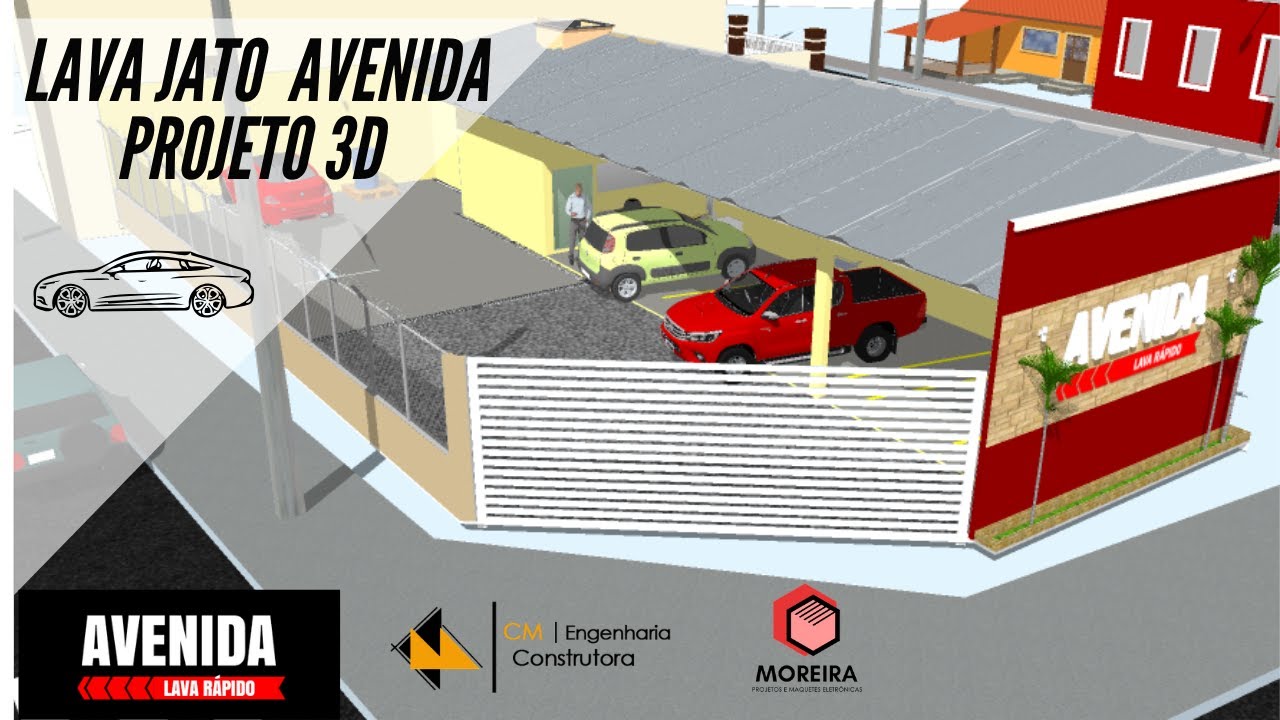 LAVA JATO AVENIDA | Projeto Arquitetônico