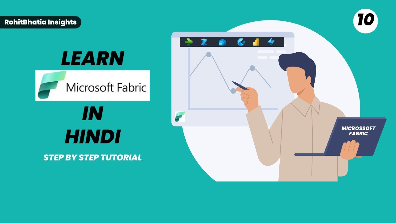 Microsoft Fabric Report Tutorial for Beginners | Create Reports Step-by-Step (Power BI) | Lec-10