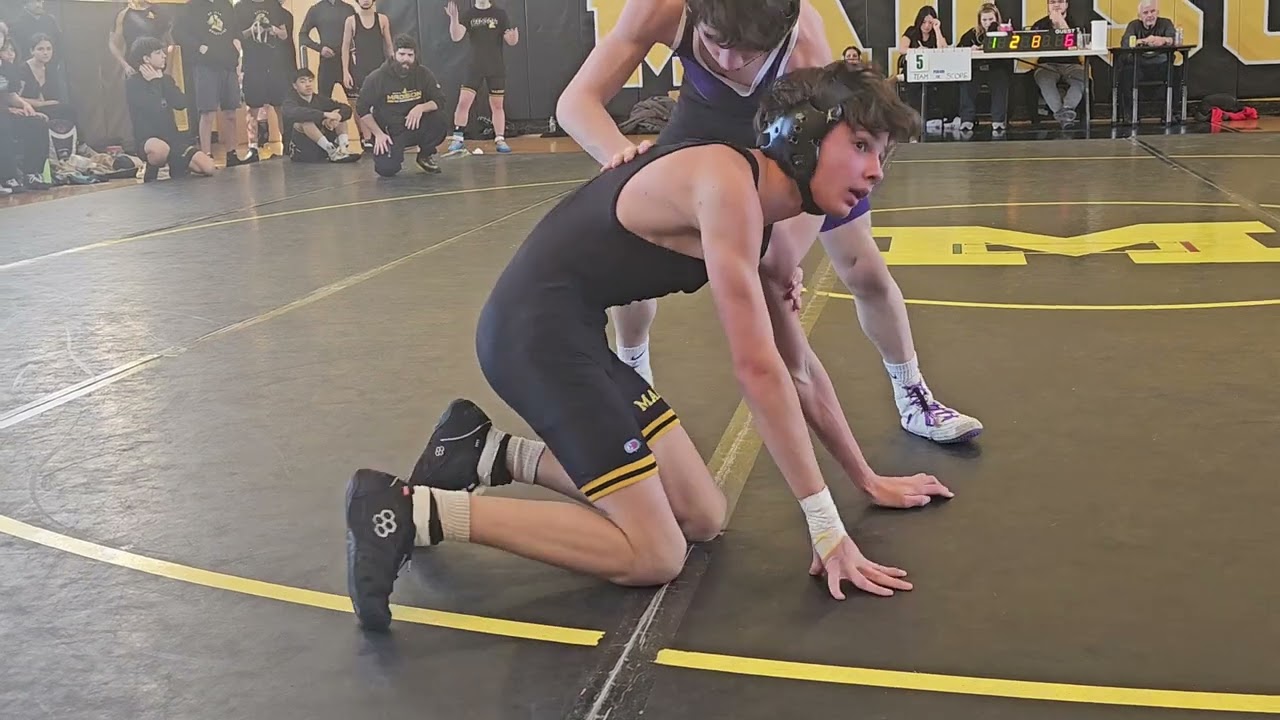 Tottenville Wrestling at the semi-finals of the 2025 PSAL Dual Meet Playoffs vs. Madison H.S.