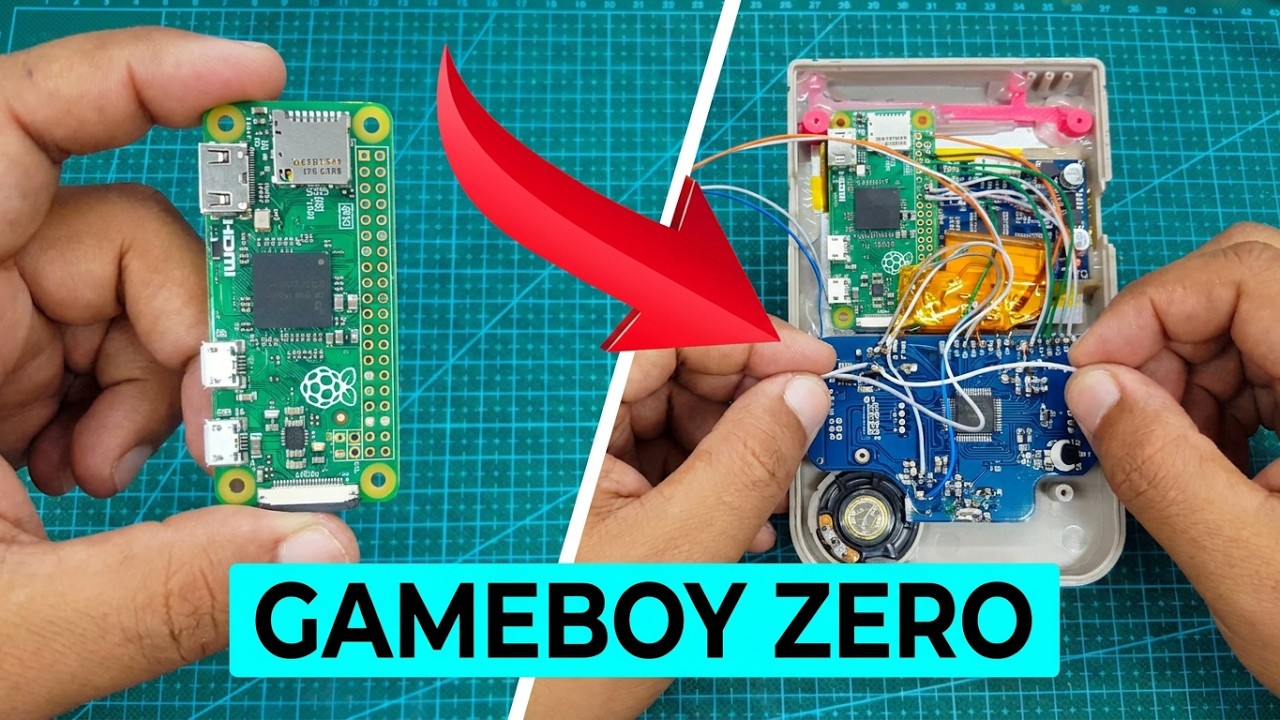 How to Make Nintendo Portable / Gameboy Zero / part 2