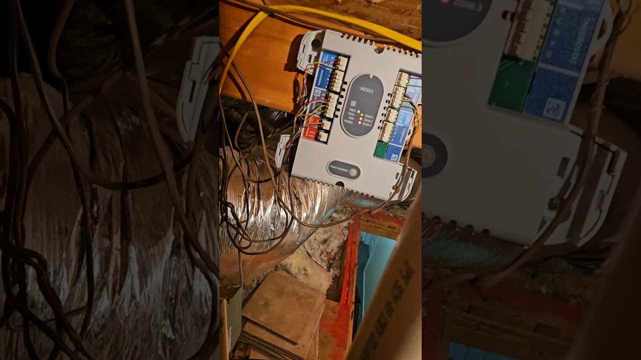 Zone Damper System not working properly 🤔 #hvacmaintenance #hvac #hvacrepair #airconditioner #dfw