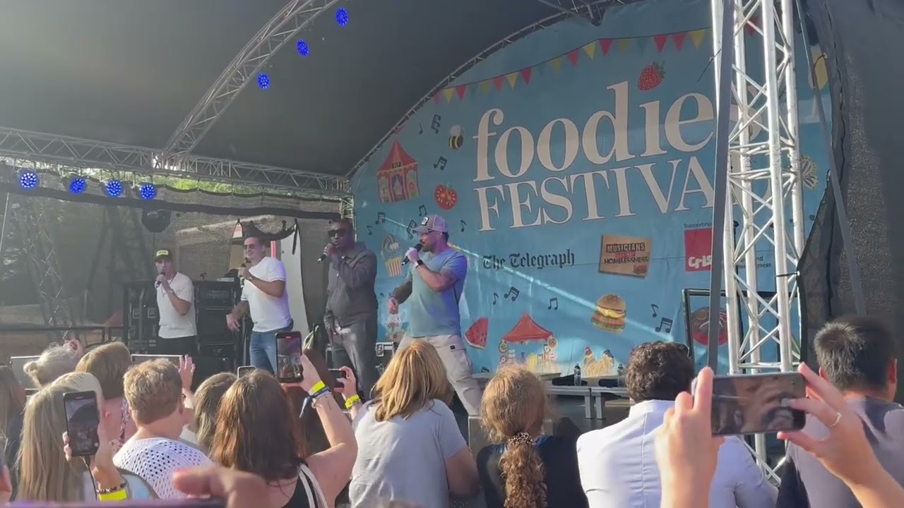 Blue, live at Winchester Foodies Festival. Sunday 20th July 2025.