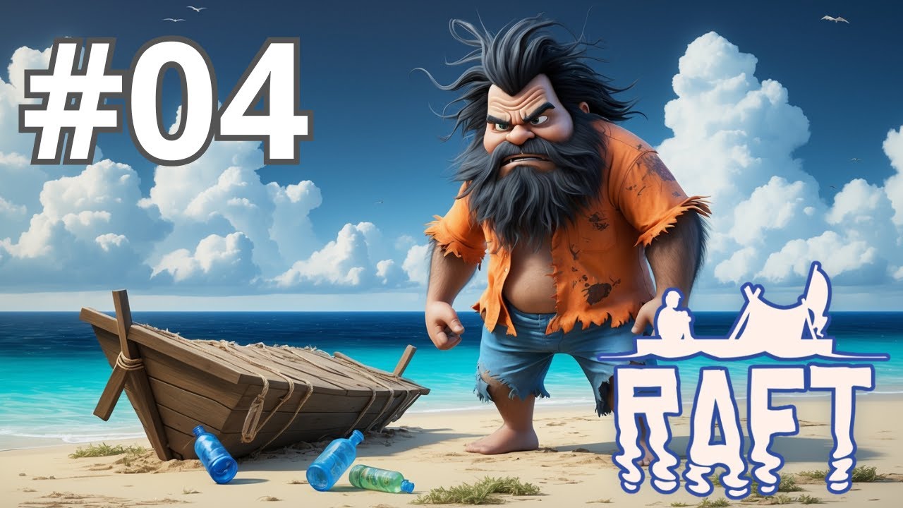 ¡Varados en un Islote! ¿Lograremos Sobrevivir al Hambre y la Sed en Raft? #04