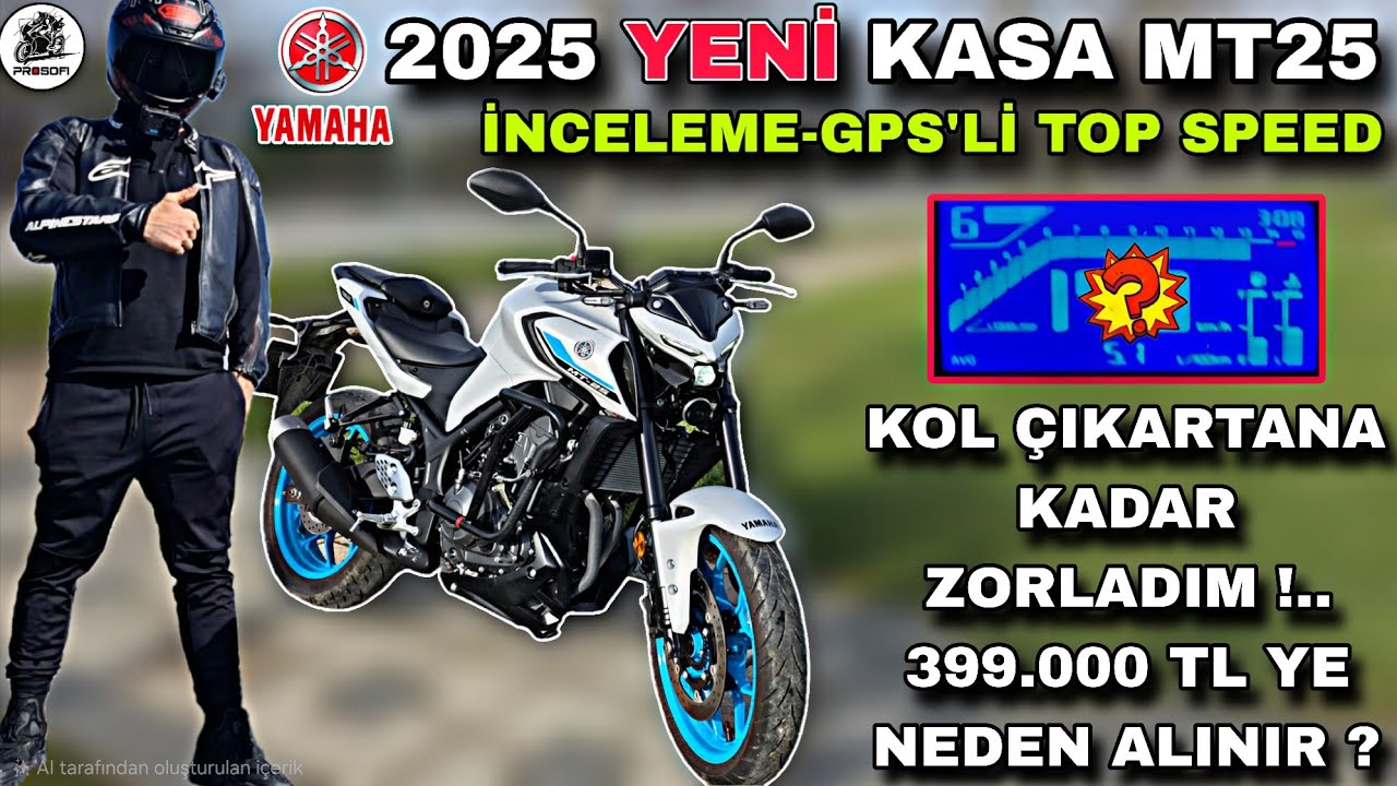 ÜZDÜ !. 2025 MT25 İNCELEME VE TOP SPEED & CB500 VARKEN BUNU ALMAK? SÜREYYA HANIMIN MUHTEŞEM DEĞİŞİMİ