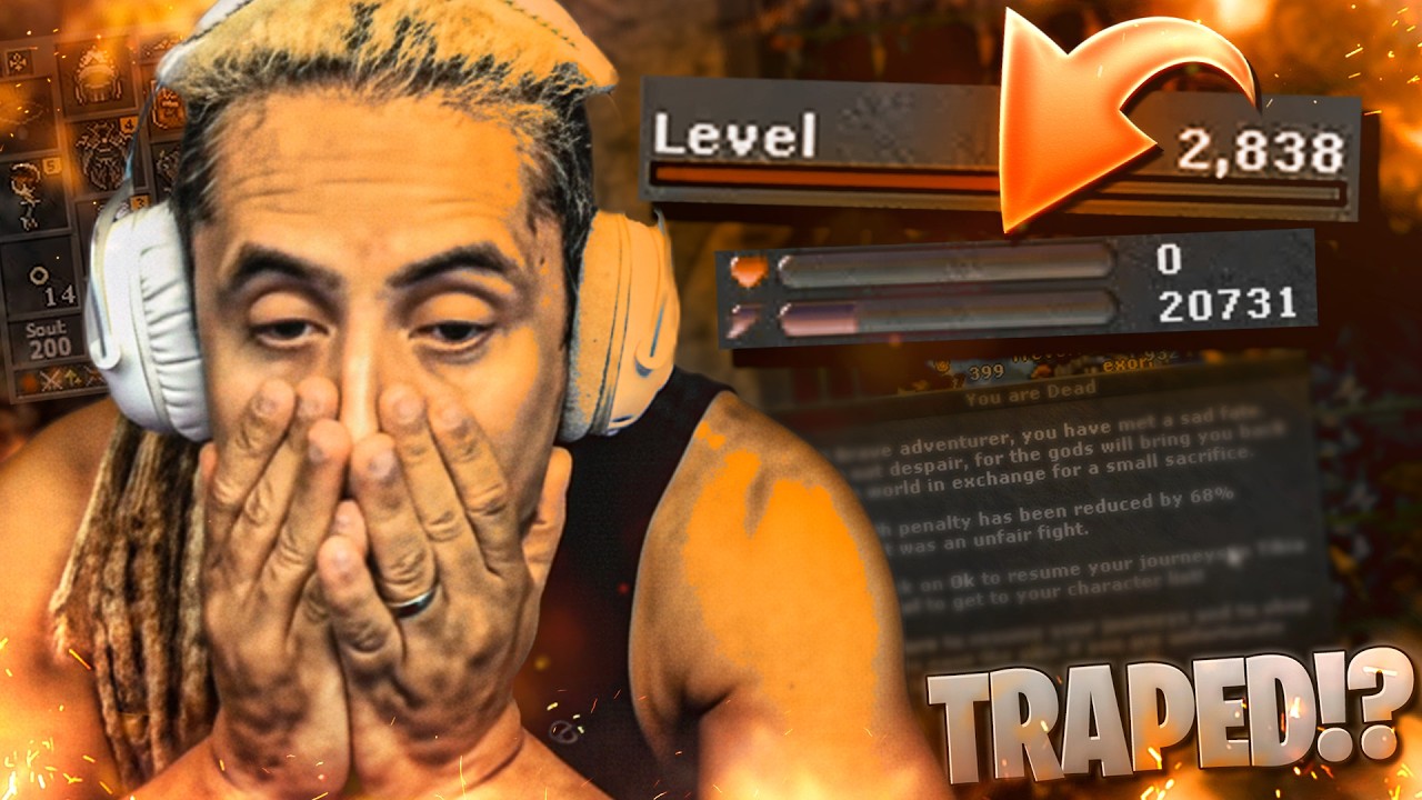 LEVEL 2800 RUMO AO TEMPLO&hellip; e PERDEU MUITA EXP | Nova Mount SUPER F&Aacute;CIL! | Tibia Ferumbrinha