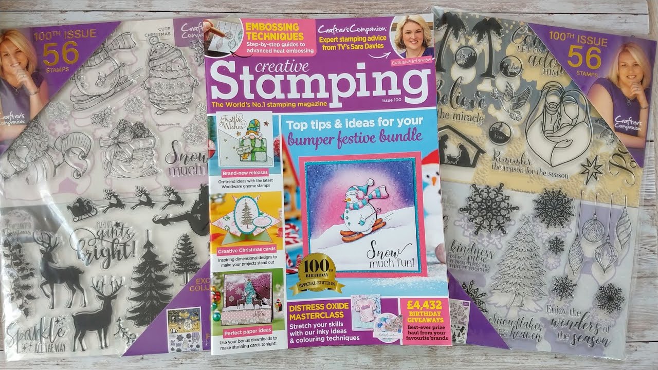 A little peep at the 100th edition of Creative Stamping Magazine and Tonic Studios Mag issue 15