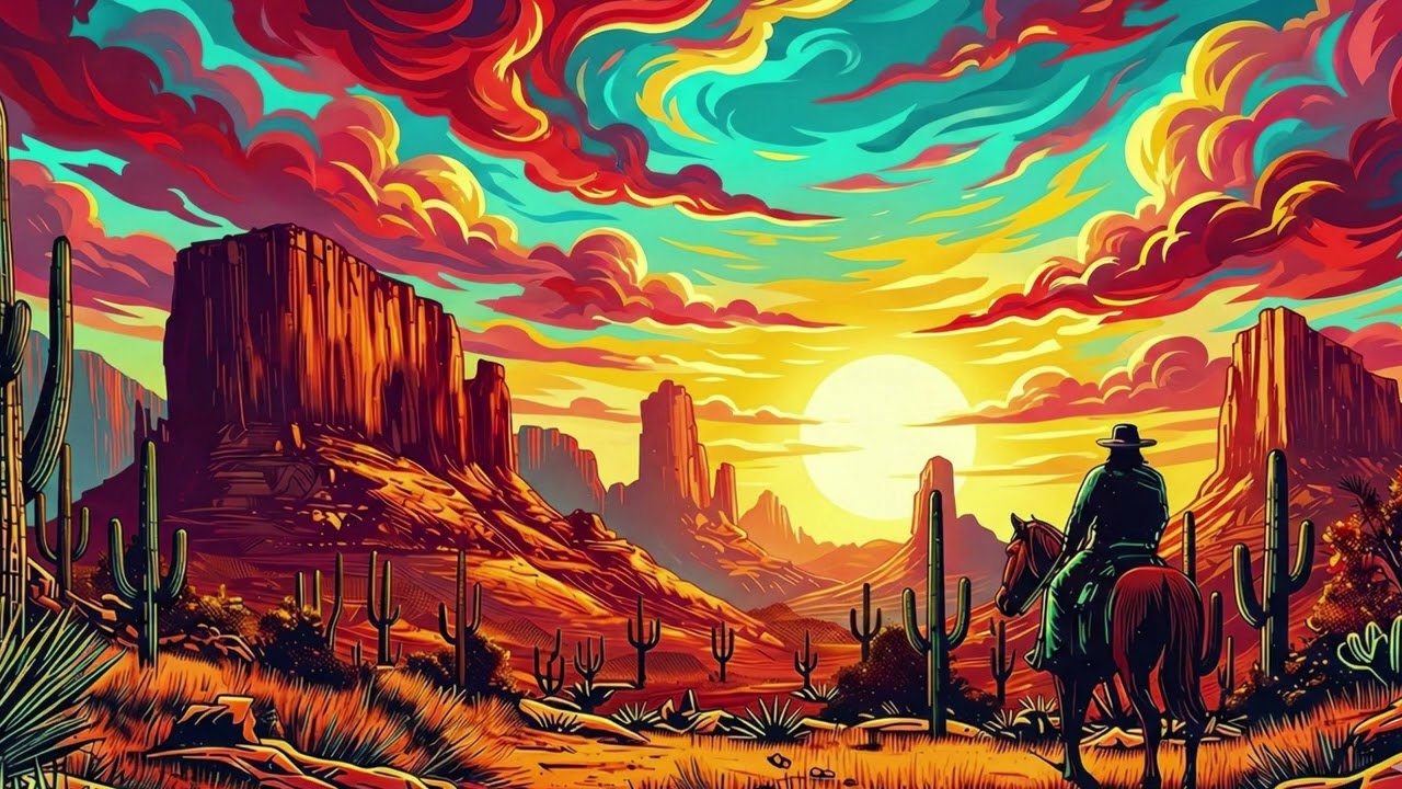 Pscyhedelic Desert & Western Rock | Lo-Fi Chill & Trip-Hop Grooves for Endless Drives