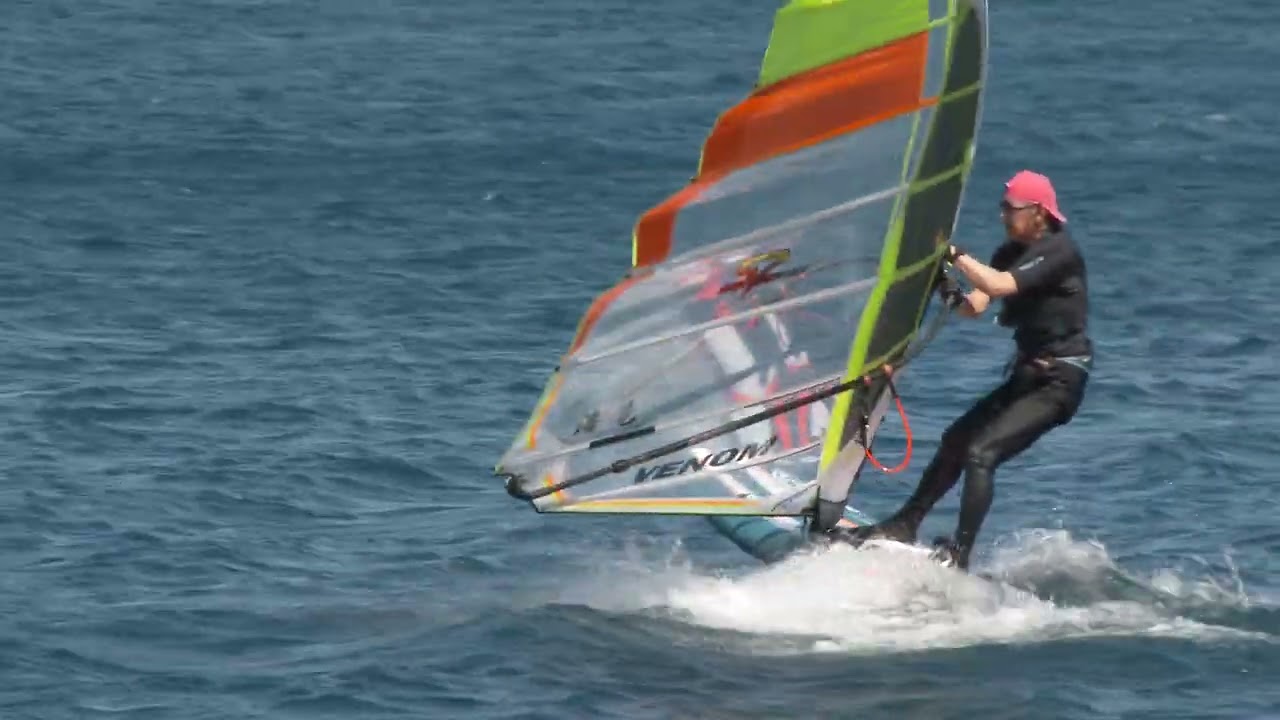 2024,5,5  ウインドサーフィンin本栖湖1　2024,5,5 Windsurfing in Motoshu Lake 1