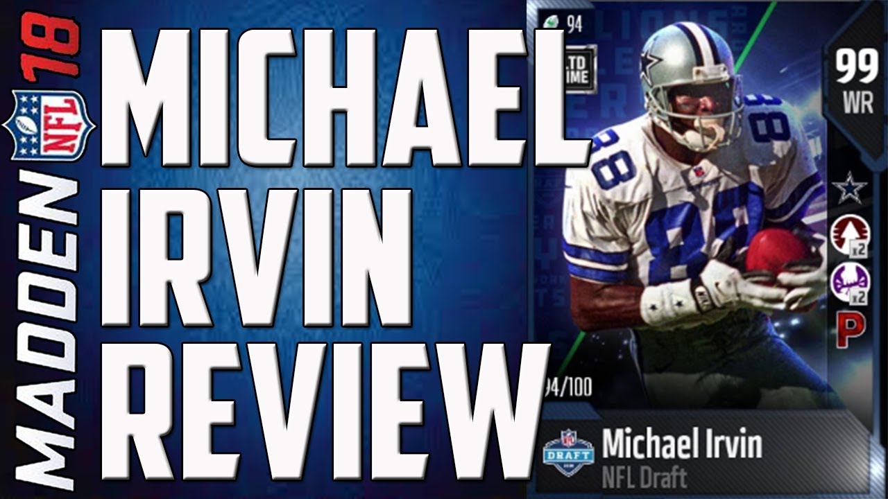 How Good is 99 Overall Michael Irvin? MUT 18 Card Review