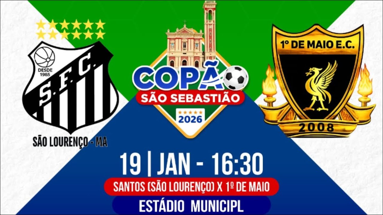 SANTOS X 1° DE MAIO - FINAL DO COPÃO SÃO SEBASTIÃO