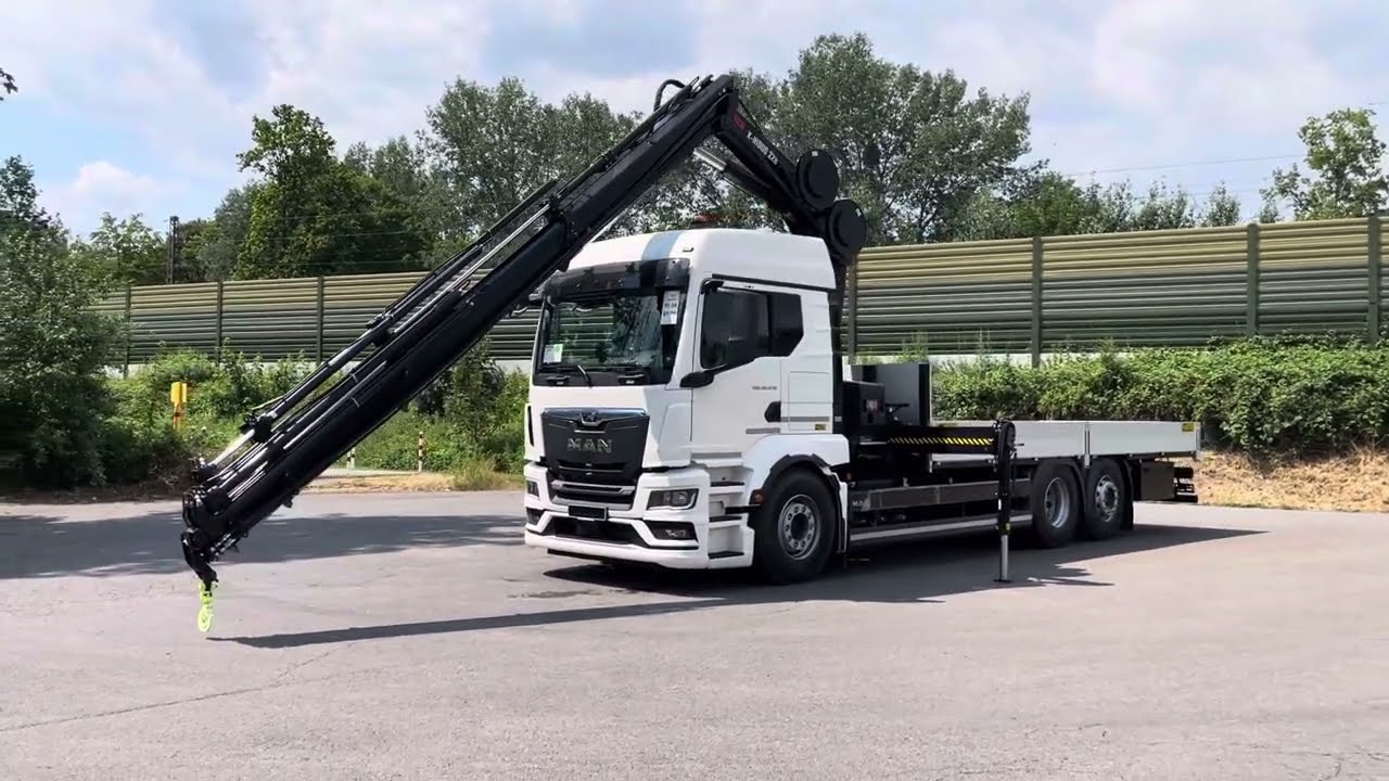 MAN TGS 26.470 6x2 Kran HIAB 228-6 Pritsche HD Truck Solutions Baustoff Kranwagen