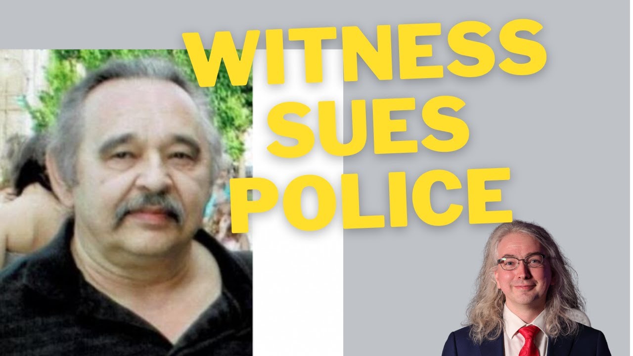 Witness In Police Shooting of Rodger Kotanko Sues Police...  and Rodger Kotanko
