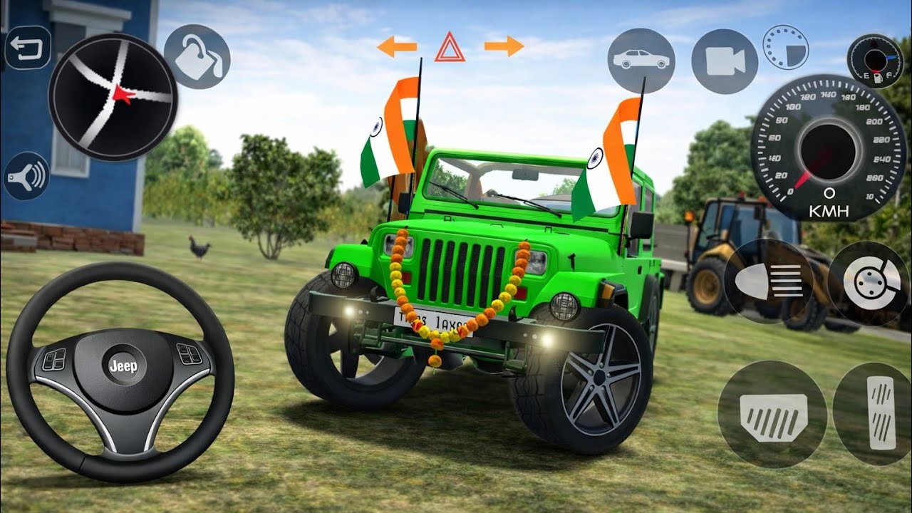 🥳Modified Mahindra Thar Car Game's:Indian Car (Gadi Wala Game)-💥Car Game Android game play #2026 