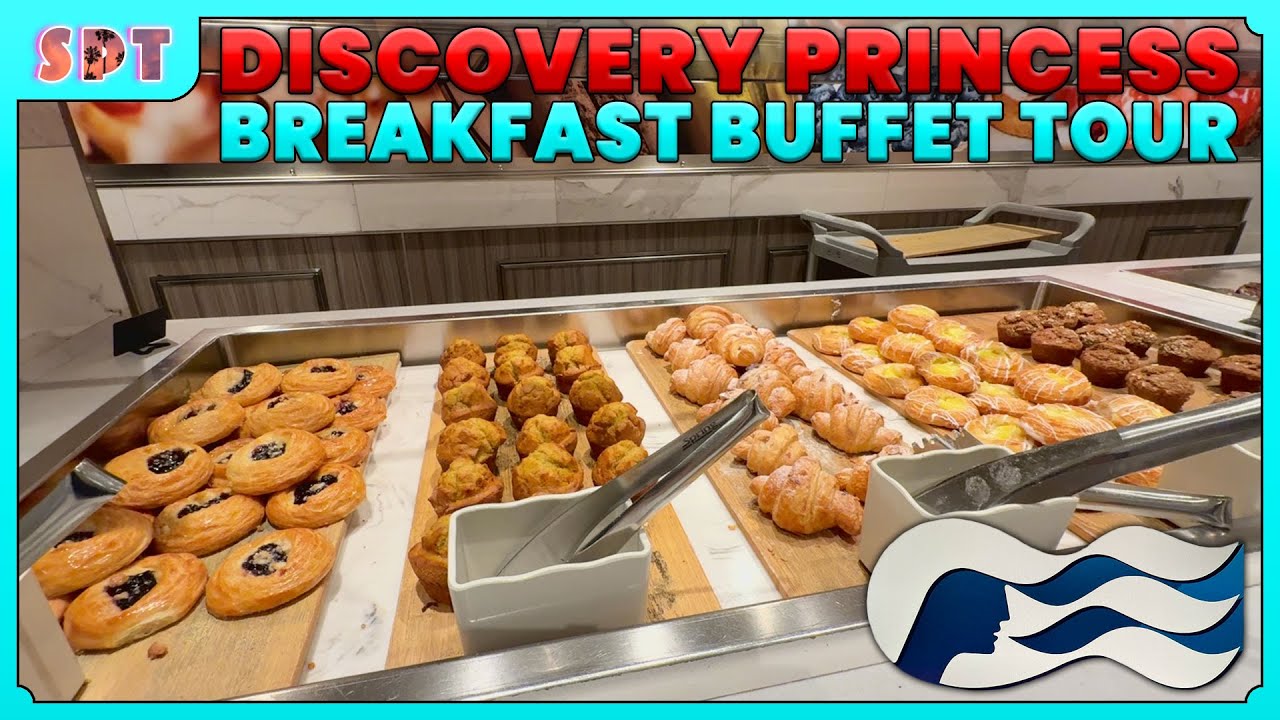 Delicious Breakfast on the Discovery Princess: World Fresh Marketplace Breakfast Buffet!