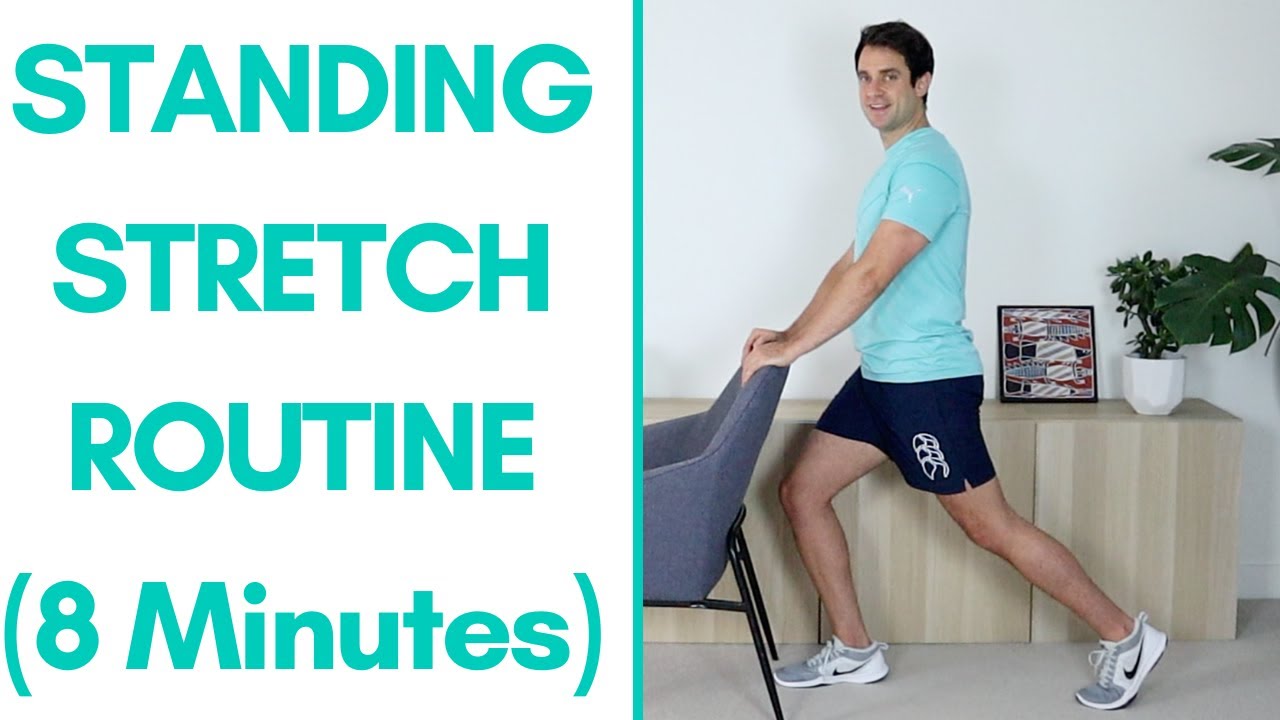 Standing Stretches For Seniors | Full Body 6 Stretches (8 Minutes)
