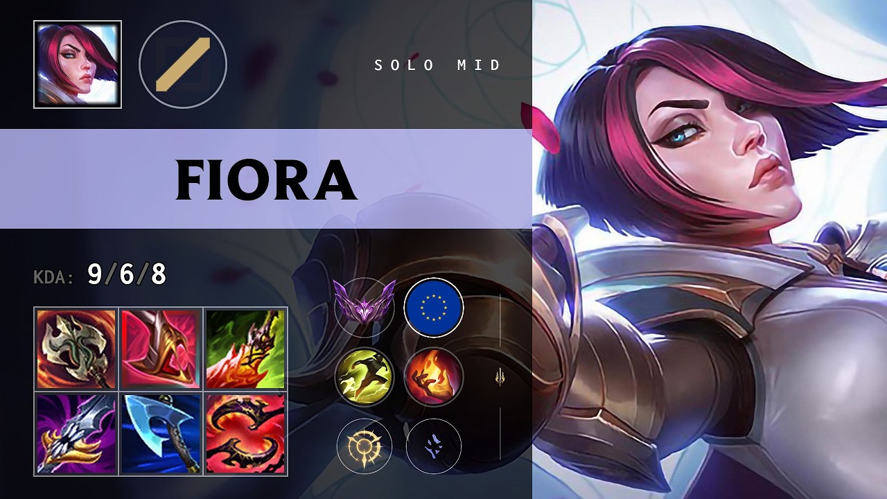 Fiora Mid vs Shen - EUW Master Patch 26.14