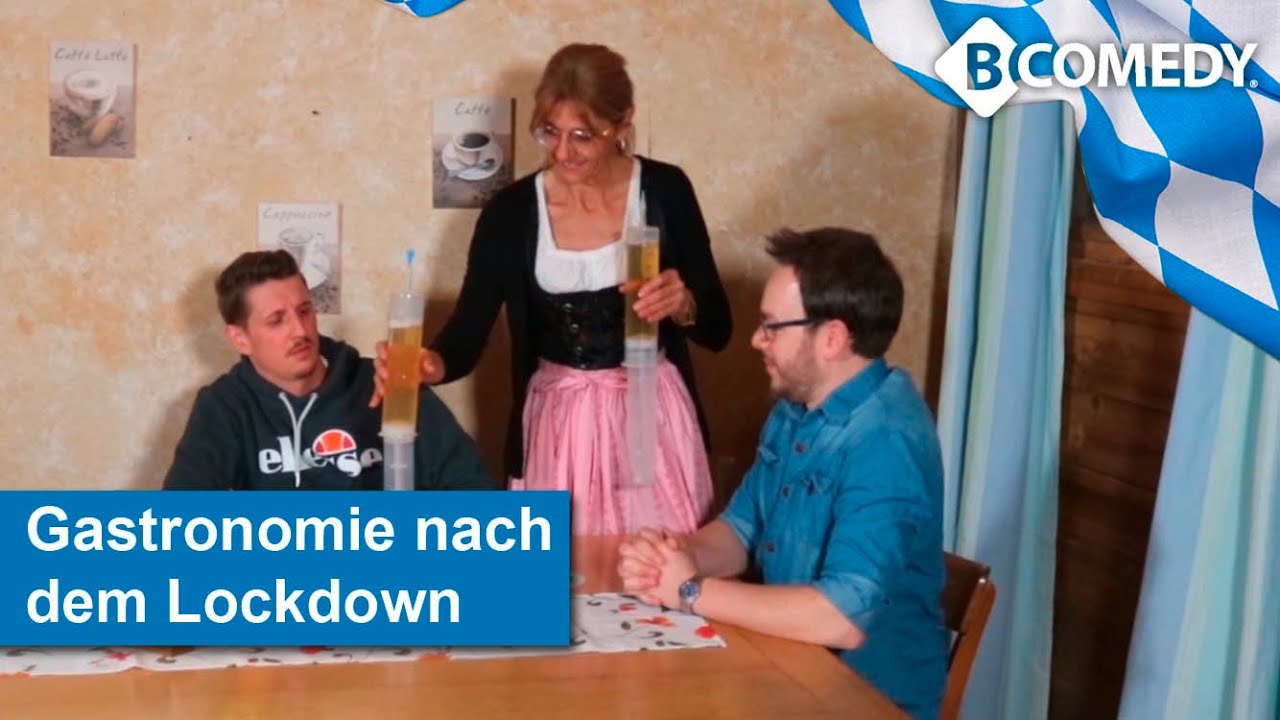 B-COMEDY: Bayerns Gastronomie nach dem Lockdown, satirischer Ausblick