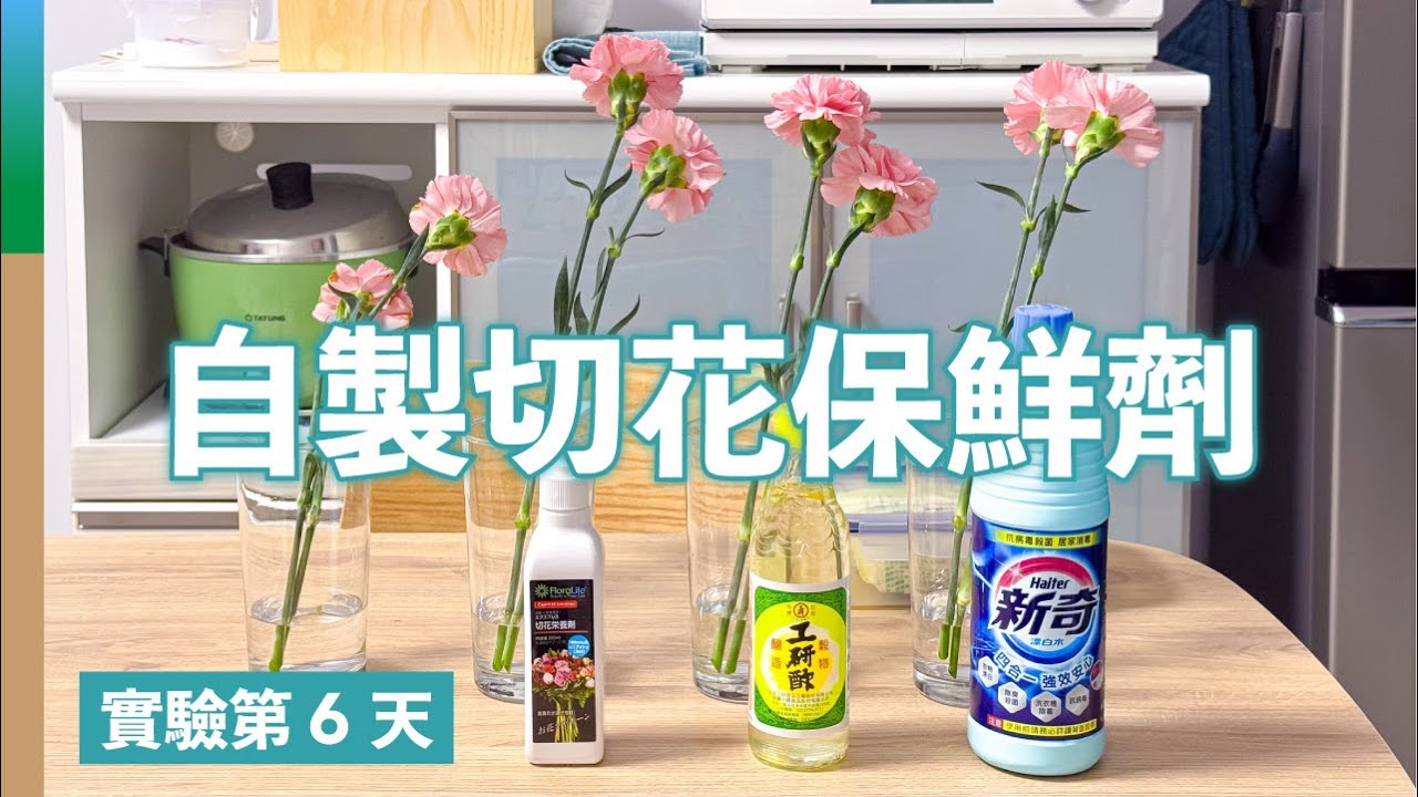 一瓶花能插2週嗎？用醋、漂白水、糖自製切花保鮮劑，延長鮮花觀賞期