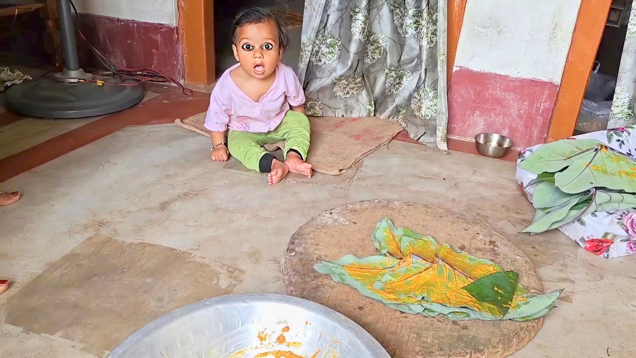 मेरी भतीजी ने बनाया टेस्टी देसी साग! 🥬 | Simple Sag Recipe