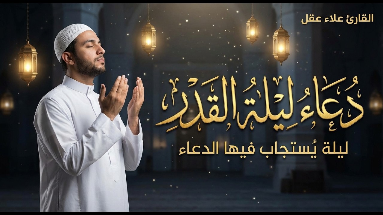 دعاء في العشر الاواخر من رمضان | دعاء ليلة القدر | سارعوا بقوله فابواب السماء مفتوحه والدعاء مستجاب