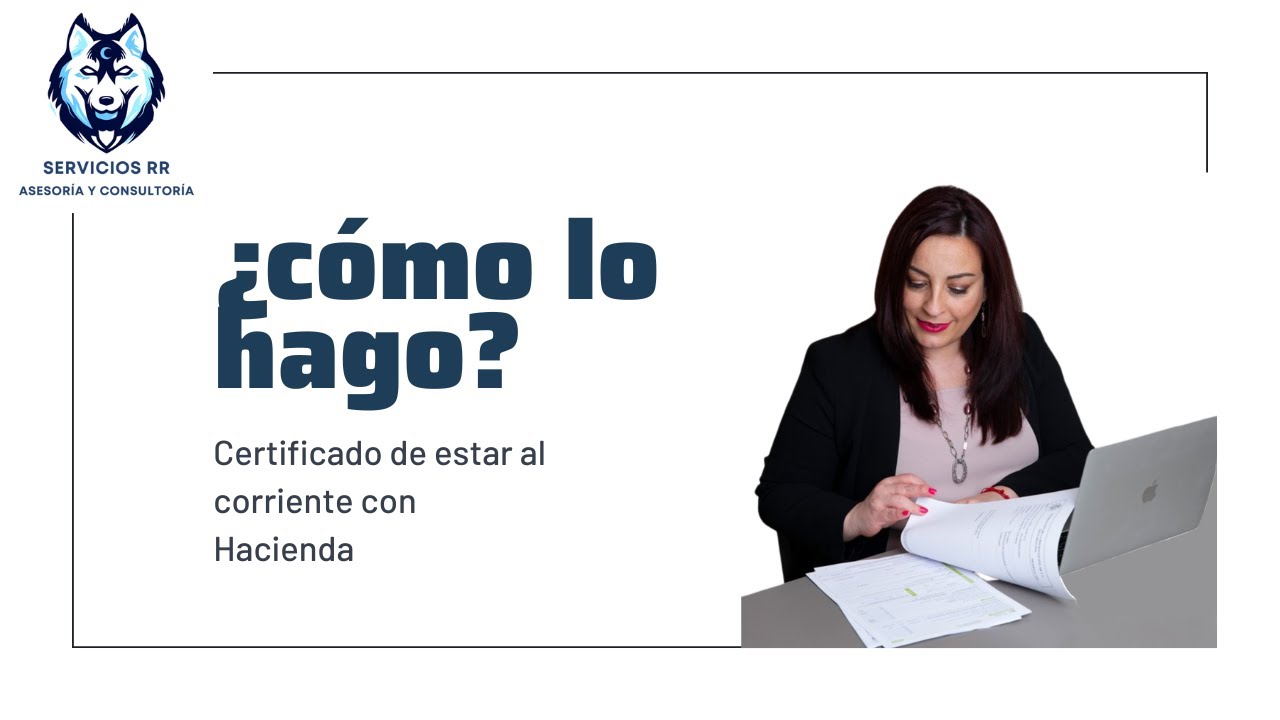 Certificado corriente obligaciones con Hacienda