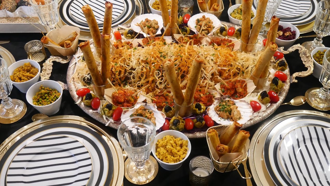 جديد اطباق الضيافة 😍عراضة هماوية راقية بأفكار رائعة لتزين الطبق التقديم وكذلك المائدة