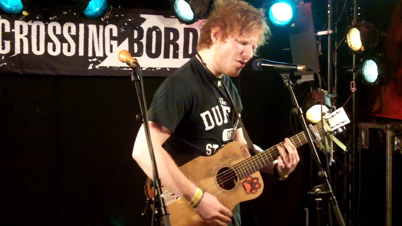 Ed Sheeran - Give me love Crossing Border Festival 19-11-2011