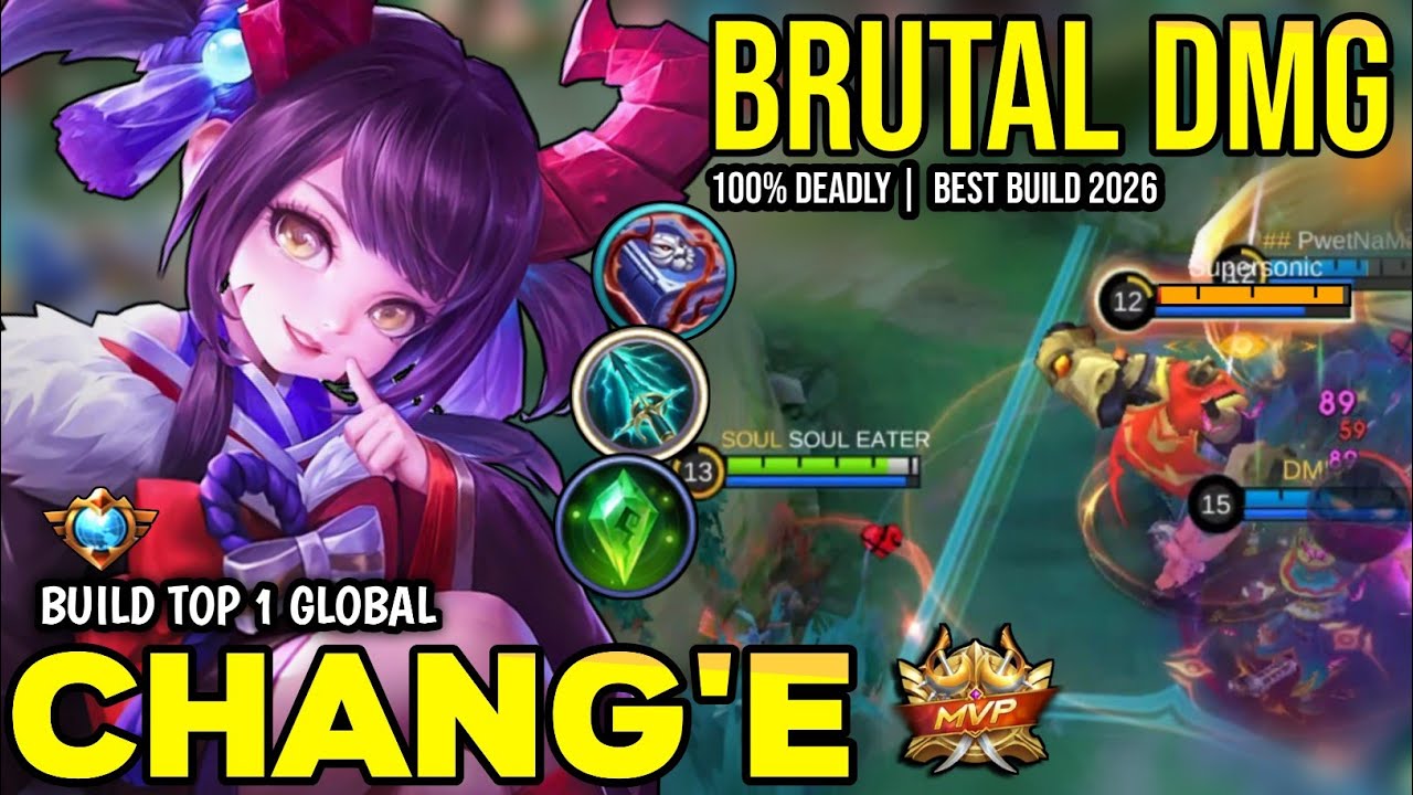 CHANG' E BEST BUILD 2026 | BUILD TOP 1 GLOBAL CHANG'E GAMPLAY | MOBILE LEGENDS✓