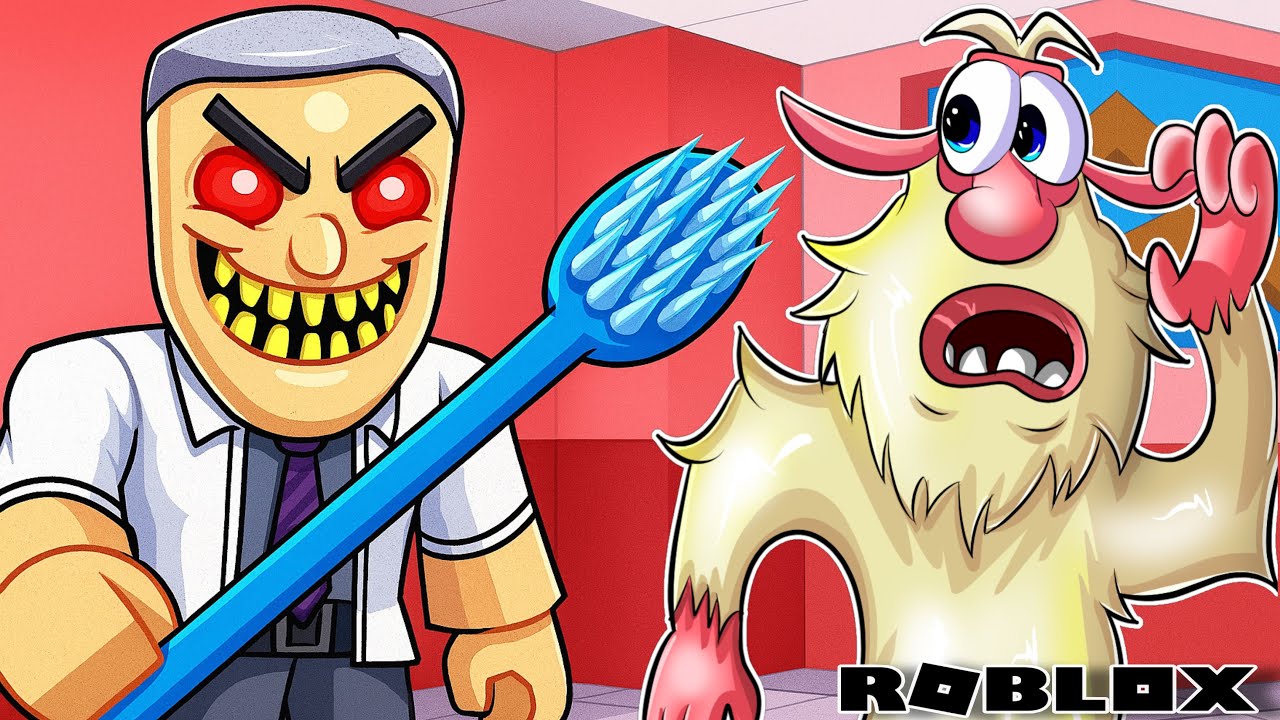 Booba Plays: BOB THE DENTIST! SCARY OBBY #roblox  #boobaroblox