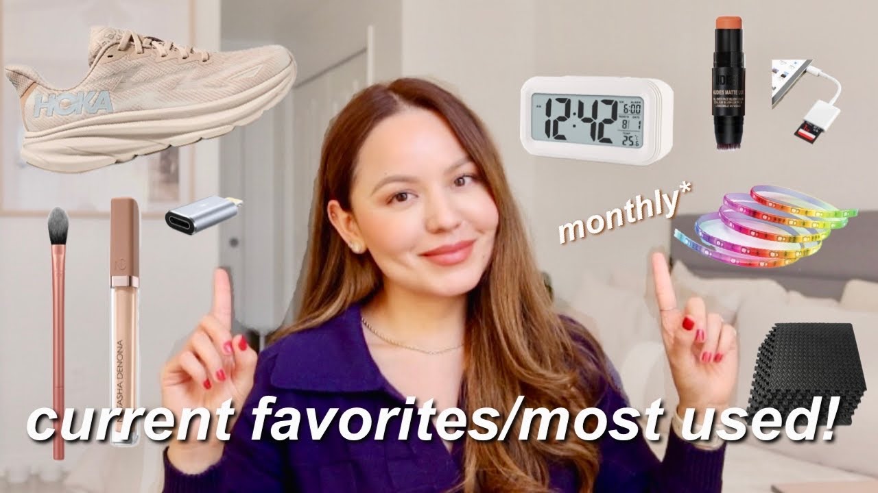 What I loved most in January 2024 | January 2024 favorites | monthly favorites | new makeup, workout