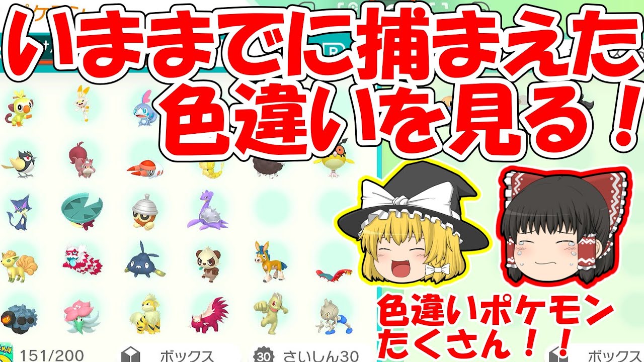 【新春】今までの色違いを見ていこう！【~2024年】