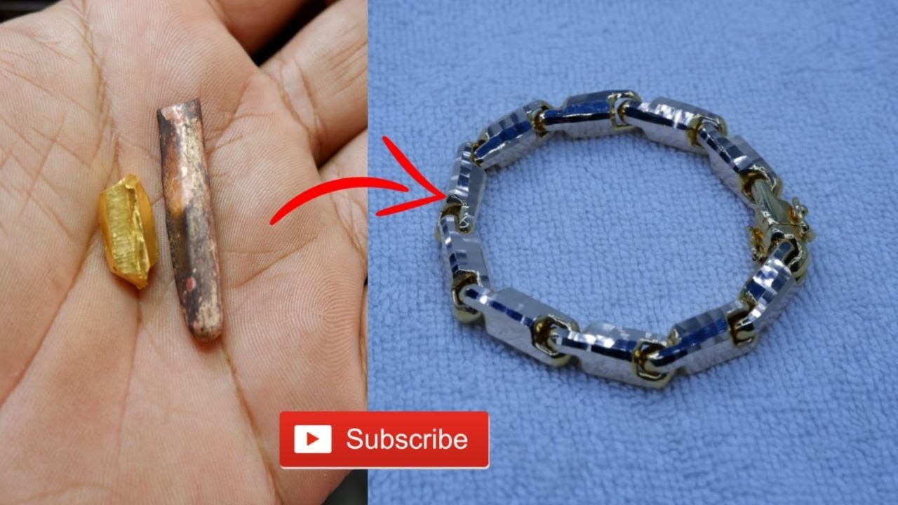 Making Platinum Bracelets Beautiful, bright, bright / How to make platinum /  PICH Jewelry