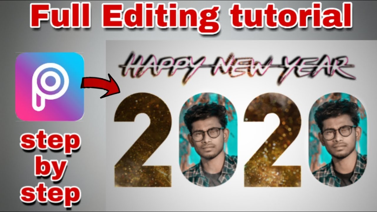 Happy new year 2020 photo edit |Happy New Year 2020| Interesting Tips