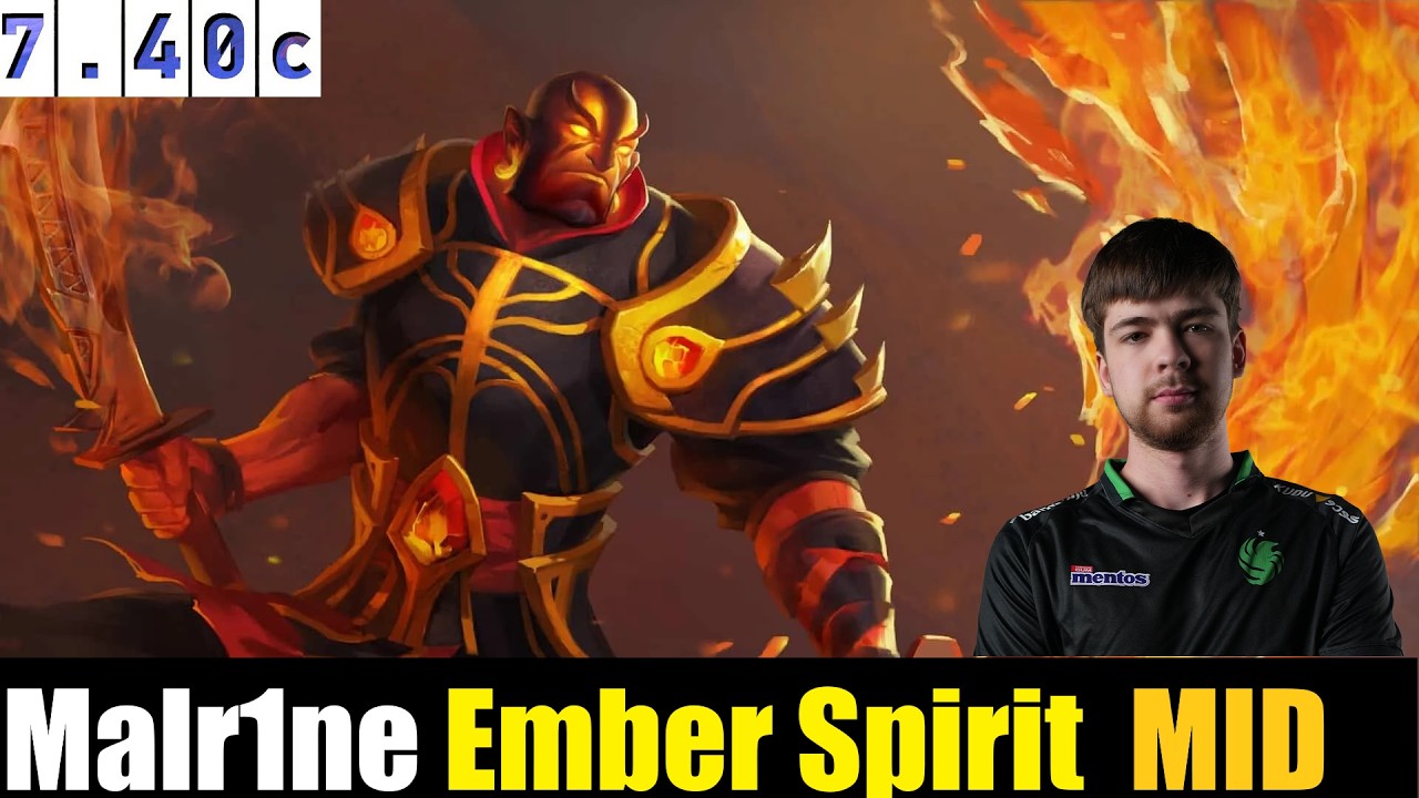 🤯 Malr1ne [Ember Spirit] MID 7.40c - DOTA 2 HIGHEST MMR MATCH#dota2  #dota2gameplay