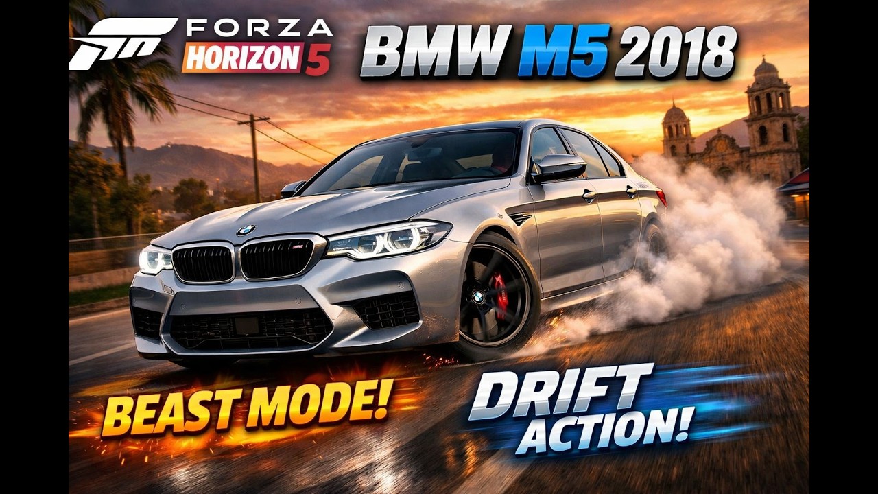 BMW M5 2018 Beast Mode in Forza Horizon 5 🔥 Insane Drift & Sideways Gameplay | ProZone Plays