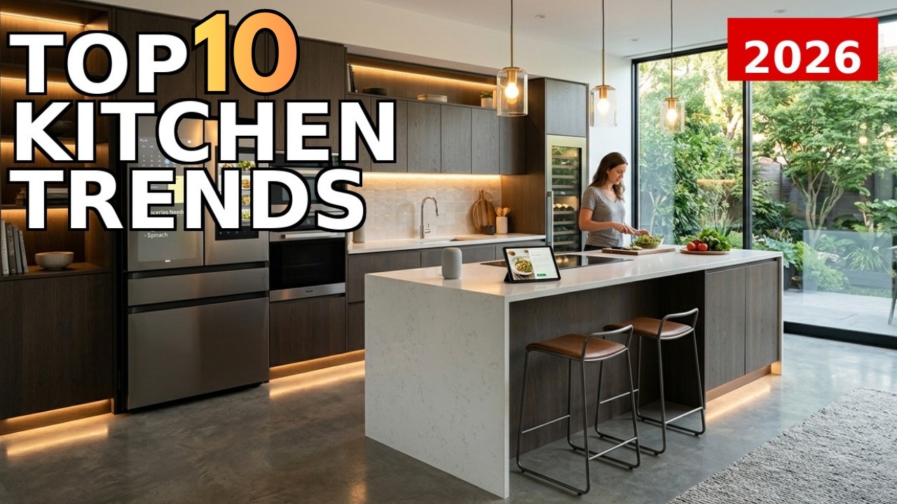 Top 10 Kitchen Design Trends 2026  Modern Luxury Kitchens You Need to See