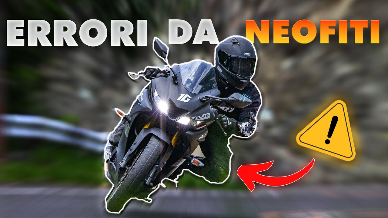 GLI ERRORI PI&Ugrave; COMUNI CHE FANNO I MOTOCICLISTI NEOFITI!
