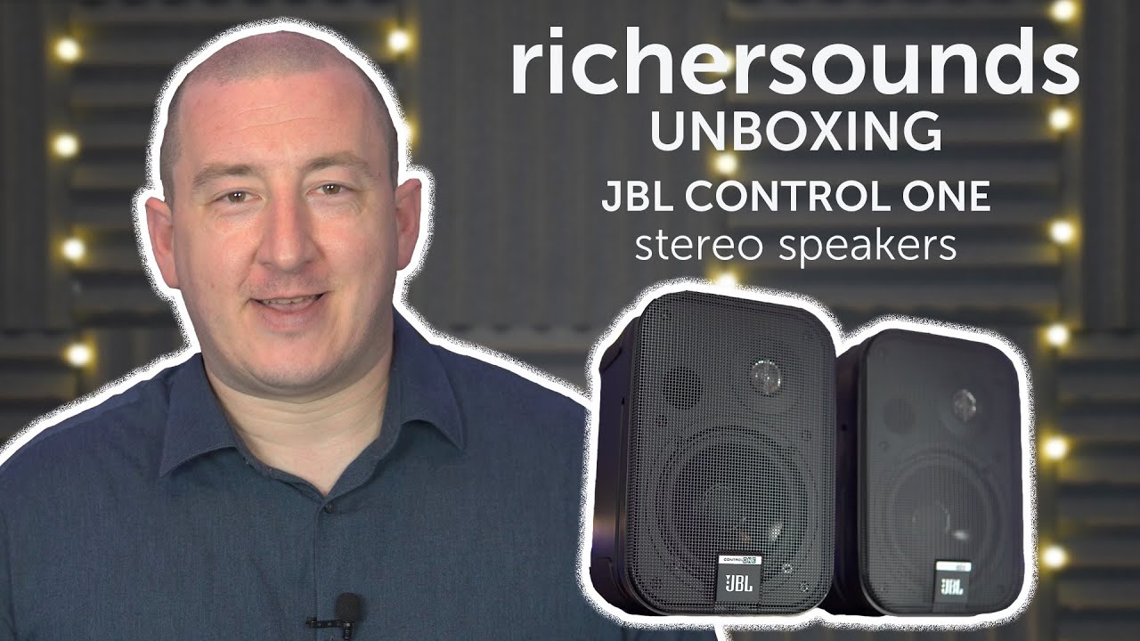 Распаковка колонок JBL Control One | Richer Sounds