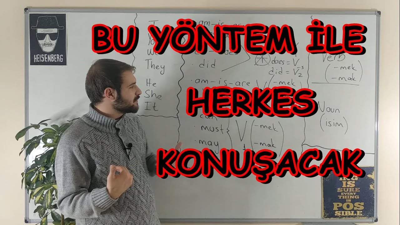 İNGİLİZCEYİ KONUŞAMAYAN KALMAYACAK! PATENTLİ SİSTEM! - DERS 8