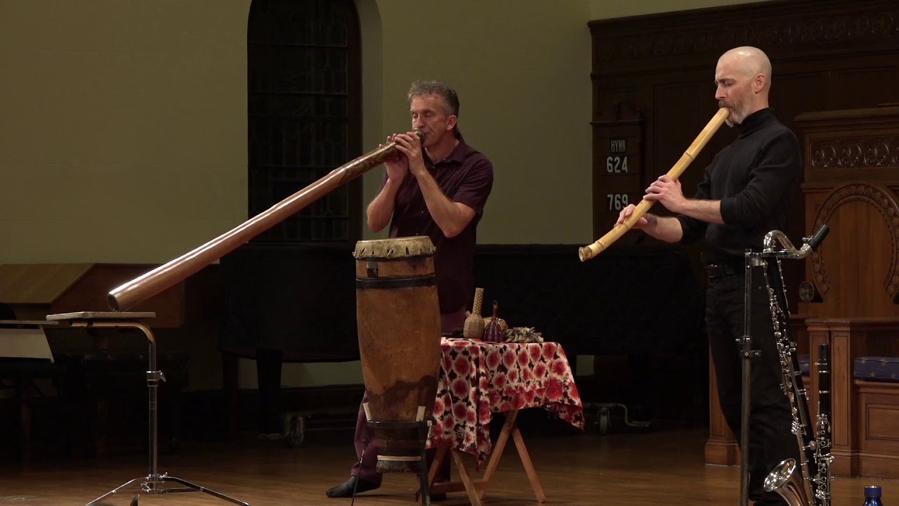 Cornelius Boots & Stephen Kent - Didgeridoo & 2.4 jinashi shakuhachi - Duo Improvisation 