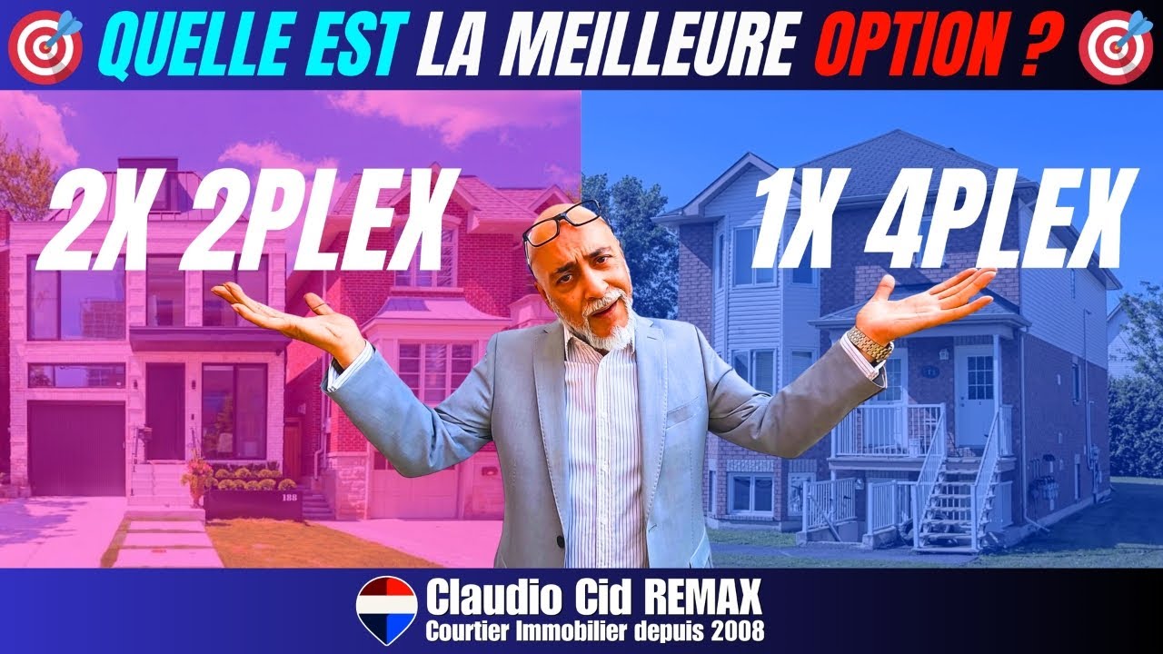 ▶️ 2 Duplex VS 1 Quadruplex♦️Quelle est le meilleur investissement immobilier❓