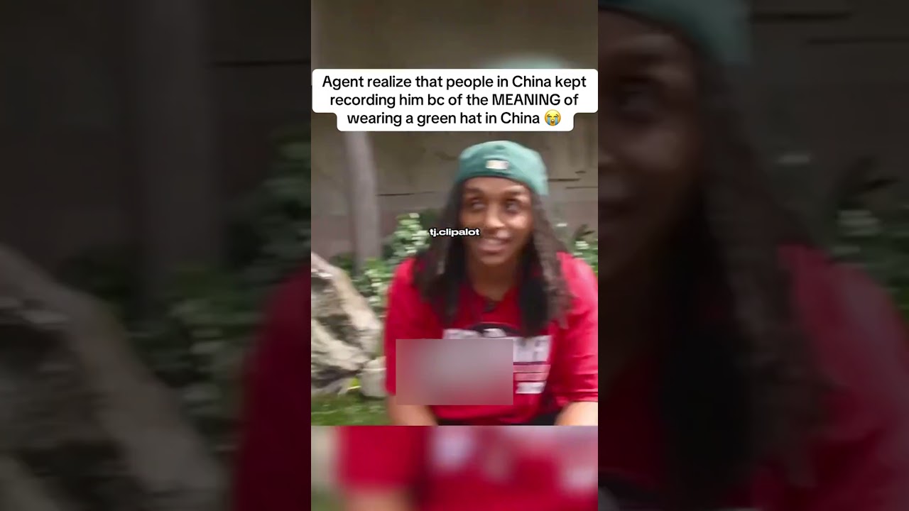 Agent finds out that wearing a green hat in china means he's a c*ck 💀😂 #agent00 #amp #china #funny