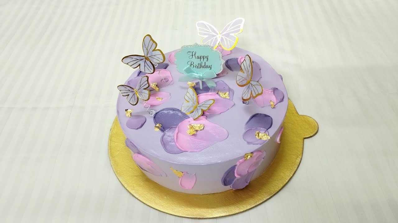 Purple butterfly cake / торт бабочка своими руками