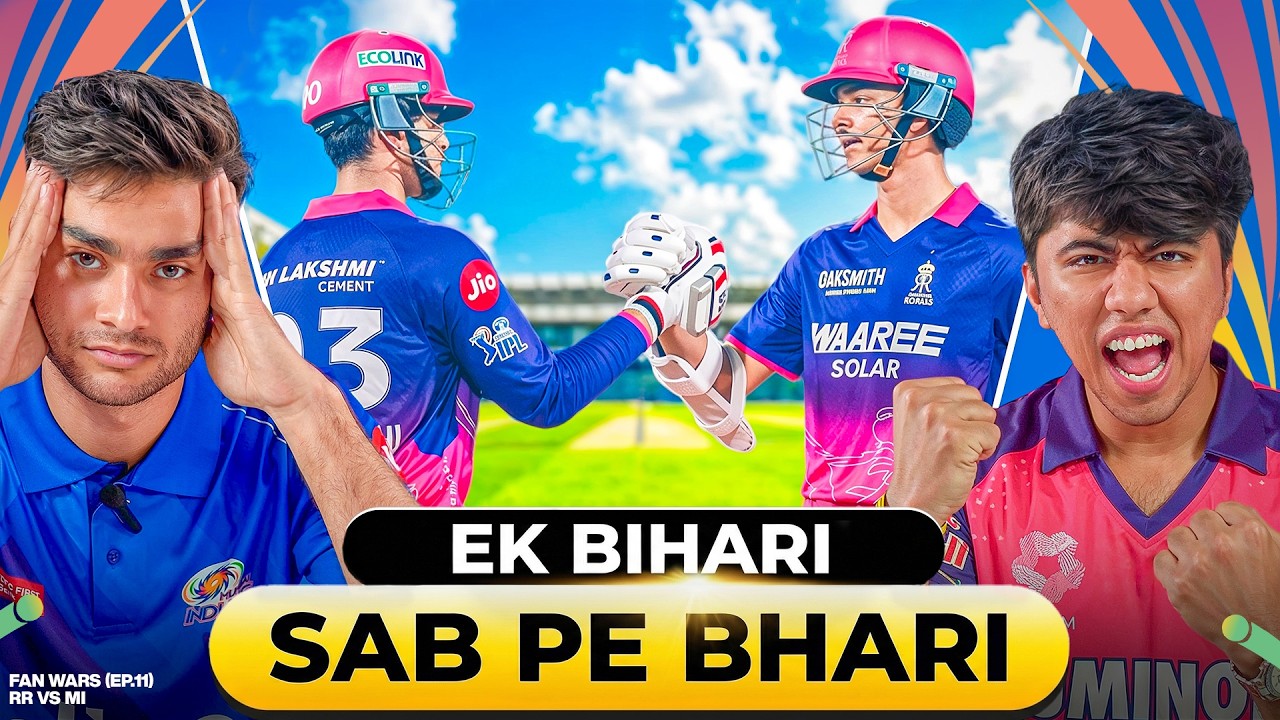 Sooryavanshi smashes MI paltan | Ep:11 RR VS MI | IPL FAN WARS